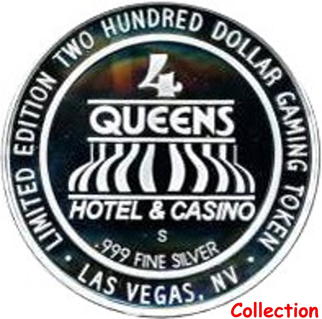 -200 Four Queens Queen of Clubs silver  2009 rev.